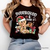 Overbaked & Over It Gingerbread T-Shirt, Tired Christmas Funny Holiday Tee | OrnamentallyYou - 4 of 4