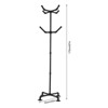 YIYIBYUS Industrial Coat Rack, Metal Pipe Coat Rack Stand Freestanding with 6 Hooks for Entryway, Hallway, Bedroom - 4 of 4