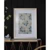 24"x32" Smithsonian Floral Gold Framed Wall Art Canvas - A&B Home: Transitional Style, Botanical Subject, Vertical Orientation - 3 of 4