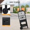Outdoor Wood-Fired Pizza Oven, Portable Patio Pizza Maker with Stone, Peel, Cover, Rack & Fold-Up Legs. - 4 of 4
