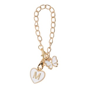 Unique Bargains Butterfly Heart Cup Chain Charm Water Cup Pendant 1 Pc - 1 of 4