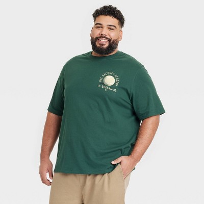 Men's Short Sleeve Graphic T-Shirt - Goodfellow & Co™ Dark Green 3XL