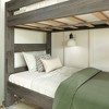 Max & Lily Twin over Twin Bunk Bed, Farmhouse Solid Wood Bunk Beds for Kids - 2 of 4