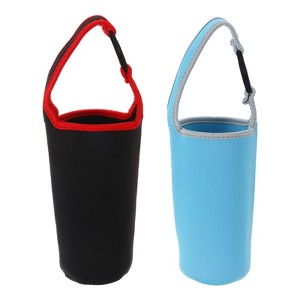 Unique Bargains Reusable Neoprene Insulated Waterproof Drinks Tumbler Carrier Holder 2 Pcs - 1 of 4