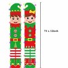 Christmas Couplets With Lights Christmas Elf Couplets Hanging Flag Christmas Decorations 30x180cm - 2 of 3