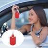 Unique Bargains DIY Office Car PU Leather Key Fobs 2 Pcs - 4 of 4