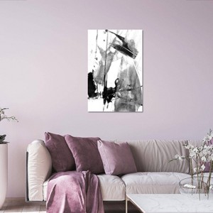 iCanvas Glam and Black II Black and White by Jennifer Goldberger Canvas Print Wall Art - 1 of 3