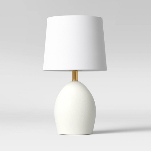 Casual Ceramic Table Lamp White, What Kind Of Light Bulb For Table Lamp