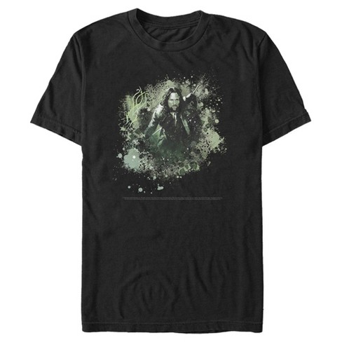 Men's The Lord of the Rings Fellowship of the Ring Aragorn Paint Splatter T-Shirt - image 1 of 4