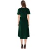 Women's Standard Velvet Formal Holiday Party Gown Dress - 3 of 3