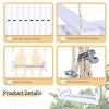 Twin Size Wood Hanging Porch Swing With Ropes,Patio Acacia Wood Swing,Outdoor Furniture - Maison Boucle - 4 of 4
