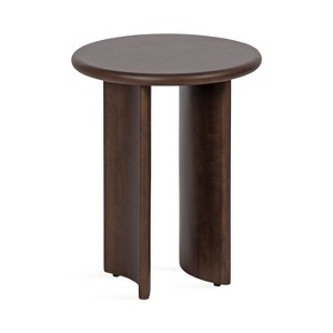 Kate and Laurel Erys Wood Side Table, 16x16x20, Dark Brown - 1 of 4