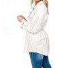Women's Faux Suede Shirt Jacket - Cotton Bleu - 2 of 4