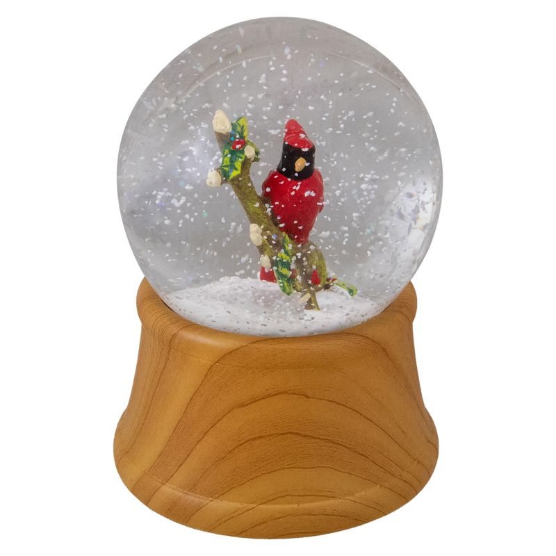 Northlight 5.5" Red Cardinal on Branch Musical Christmas Snow Globe, 3 of 6
