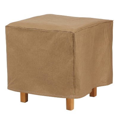 22" Essential Square Ottoman/Side Table Cover - Duck Covers