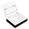 BIRDROCK HOME Lap Desk with Storage and Cushion - Deep Compartment - Adjustable Top - Work from Home (Black) - 2 of 4