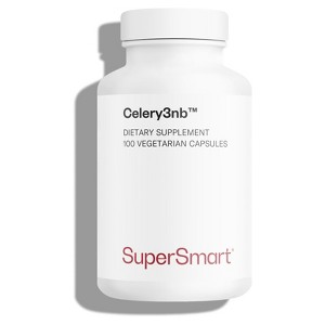 SuperSmart Celery3nb 150mg per Day - Celery Seed Extract Supplement - Well-Tolerated Phthalides | Non-GMO & Gluten Free - 100 Vegetarian Capsules - 1 of 1