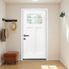 PexFix 36"x80" 6-Lite 2-Panel Fiberglass Composite Door White Right Hand Inswing Entrance Door Exterior Front Entry Doors With 4-9/16 Frame - 4 of 4