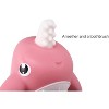 Smily Mia Nora the Narwhal Soft Silicone Baby Teether, Baby Teething Toy with Two Handles, Helps Relieve Teething Pain - 3 of 4