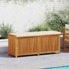 vidaXL Cushion Box Brown Solid Acacia wood 59.1 x 19.7 x 23.8 in Storage - 3 of 4