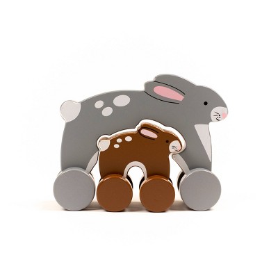 Big and Little Baby/Toddler Bunny Push Toy