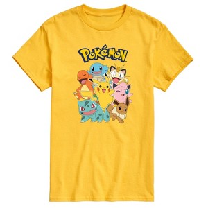 Men's - Pokémon - Pokémon Character Group Short Sleeve Graphic T-Shirt - 1 of 4