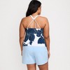 Lands' End Women's Tugless High Neck Strappy Back Tankini Swimsuit Top - 2 of 4