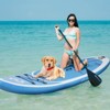 Costway Small Inflatable SUP Board, Portable Paddle Board with 5D rings Stand Up Paddle Board for Youth & Adult Blue/Turquoise/Green/Orange/Navy/Pink/Light Pink - 4 of 4