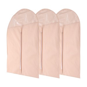 Unique Bargains Dustproof Thickened Garment Bag 3 Pcs - 1 of 4