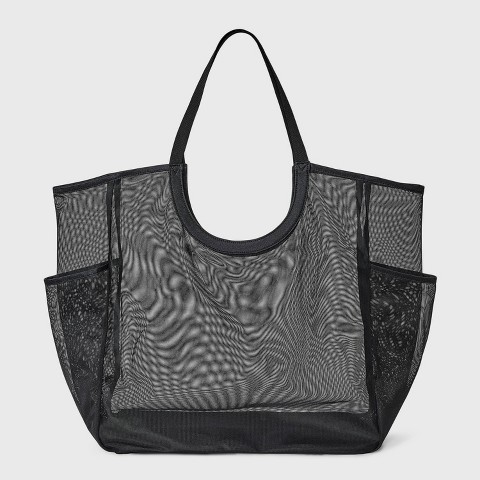 Сумки Shade & Shore Packable Cut Out Mesh Tote Handbag - Shade & Shore™ Black