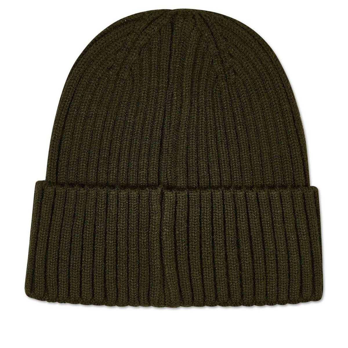 Memoi Kids Cozy Basic Ribbed Rayon-Blend Knit Beanie Army Green S - thumbnail 2