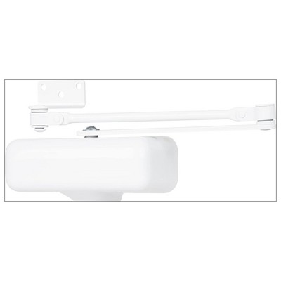 BRINKS COMMERCIAL - Brinks Residential White Steel Hydraulic Adjustable Door Closer : Brinks : Brinks