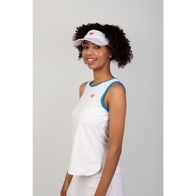 Love All Tennis Crossed Heart Women's Visor