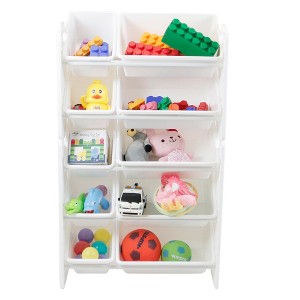 UNiPLAY 5 Tier Toy Storage Organizer with Removable Bins - 1 of 4