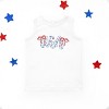 The Juniper Shop USA Cursive Coquette Toddler Tank - 2 of 4