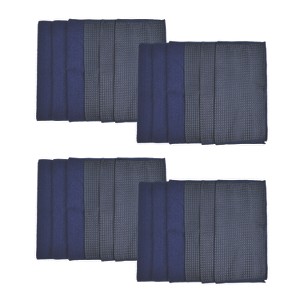 Trio Home All Purpose Microfiber Waffle cloth, Ultra Absorbent, Reusable, Washable, lint Free, Kitchen, bathroom, Cars, Window - 12"x12" - 1 of 4