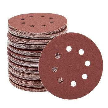 Stockroom Plus 100 Pieces Sanding Discs with 8 Hole for Random Orbital Sander and Crafts Accessories, 5 inch