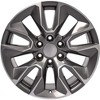 OE Wheels CV32 20 Inch Rim Fits Silverado 1500 RST Style 6x139.7 20x9 Gloss Gunmetal Machined - Hollander 5916 (1) - 2 of 4