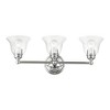 Livex Lighting Moreland 3 - Light Vanity in  Polished Chrome - 3 of 4