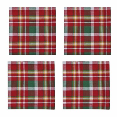 Split P Sleigh Bell Plaid Napkin Set of 4