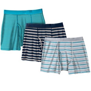 KingSize Men's Big & Tall Cotton Boxer Briefs 3-Pack - 1 of 4