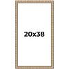 PosterPalooza | 20x38 Modern Bamboo Picture Frame, UV Acrylic, 5 Finishes - 2 of 4