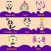 Joyfy 16 Packs Halloween Foam Craft Kit Pumpkin Decor Stickers, Halloween Party Favors School Games Gifts for Kids, Arts Activities Party Supplies - 2 of 4