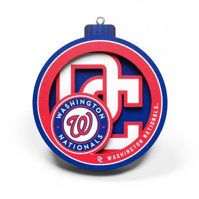 MLB Washington Nationals 3D Logo Series Ornament
