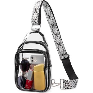 CLUCI Clear Bag for Stadium Events, Clear Crossbody Bag Purses for women stadium Transparent, Concerts Sports - 1 of 3