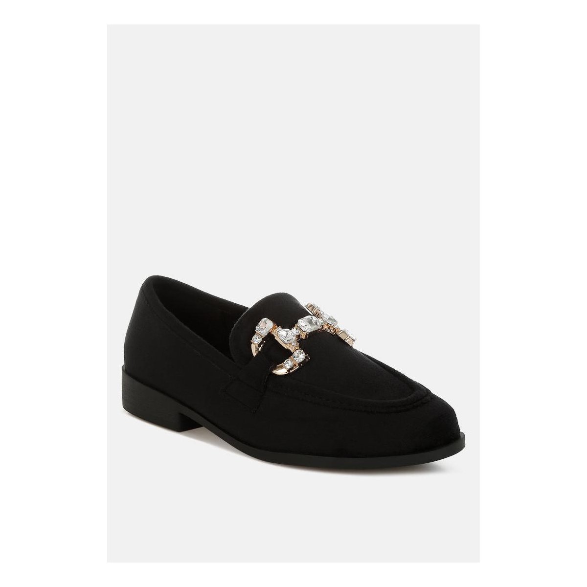 Женские туфли Rag & Co Womens Maestro Diamante Embellished Horsebit s Loafers 8 — фото 2