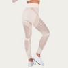 Anna-Kaci Active Women's Seamless Patterned Leggings with Ribbed Details and Contouring Panels - 3 of 4