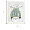 HomeRoots Flower Market Hyacinths White Framed Print Wall Art - 3 of 3