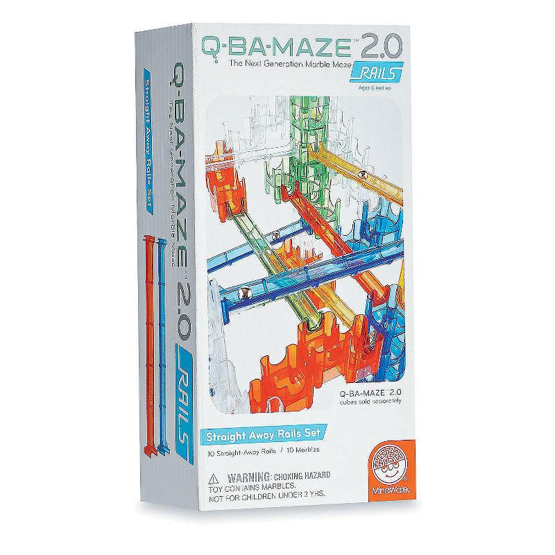 MindWare Q-Ba-Maze 2.0: Rails Add-On Set - Building - 20 Pieces, 1 of 4