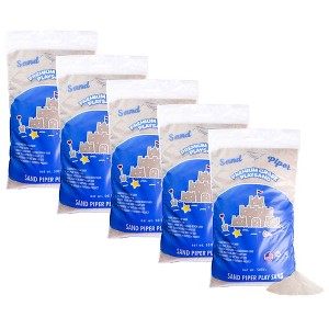 SandPiper 50lb Premium Grade Multi-Use Play Sand, Chemical Free Formula, 5 Pack - 1 of 4
